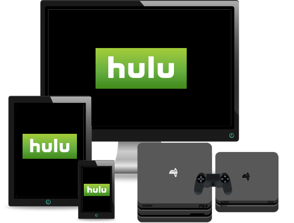 hulu視聴デバイス群イメージ